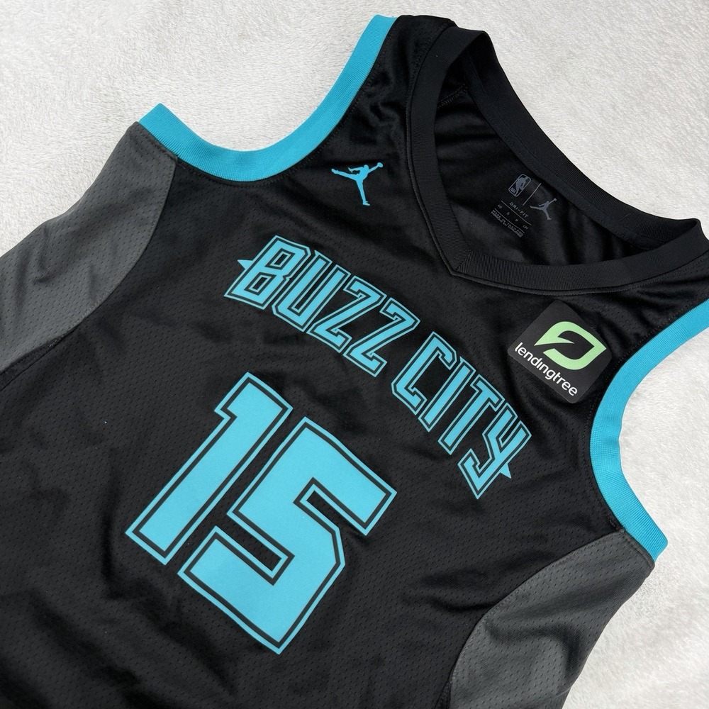 Charlotte Hornets Buzz City Kemba Walker Jersey Size 40 Small
